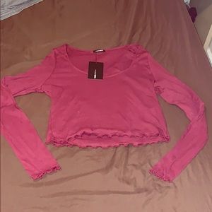 Long Sleeve Crop Top